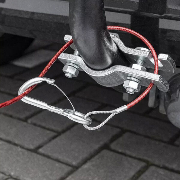 IWH Trekkabel voor aanhanger, 1,0 m, met haken en ogen