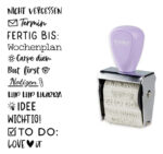 Creatieve mini-stempelsset 'Bullett Journal'