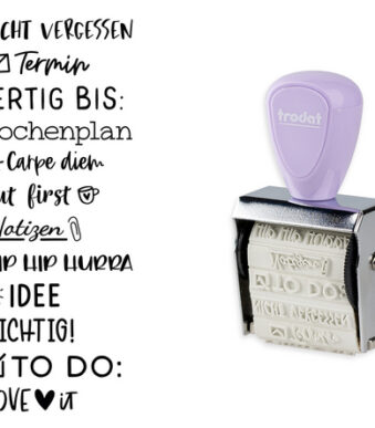 Creatieve mini-stempelsset 'Bullett Journal'