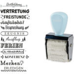 Creatieve mini-stempelsset 'Schoolplanner'