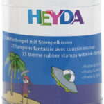 Zegelmotiefset 'Piraten & Ruimtereizigers', Ronde Doos