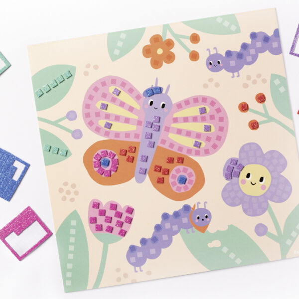 folia Mozaïek van schuimrubber 'VLINDER', 301 delen