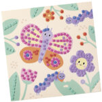 folia Mozaïek van schuimrubber 'VLINDER', 301 delen