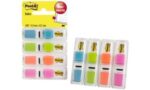 Post-it zelfklevende indextabs, 11,9 x 43,2 mm, 4 stuks in dispenser