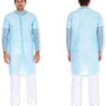 HYGONORM Bezoekersjas Light met drukknopen, wit, XL