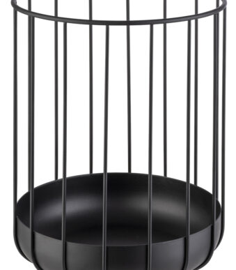 APS brood- en fruitmandje URBAN, rond, 225 mm, zwart