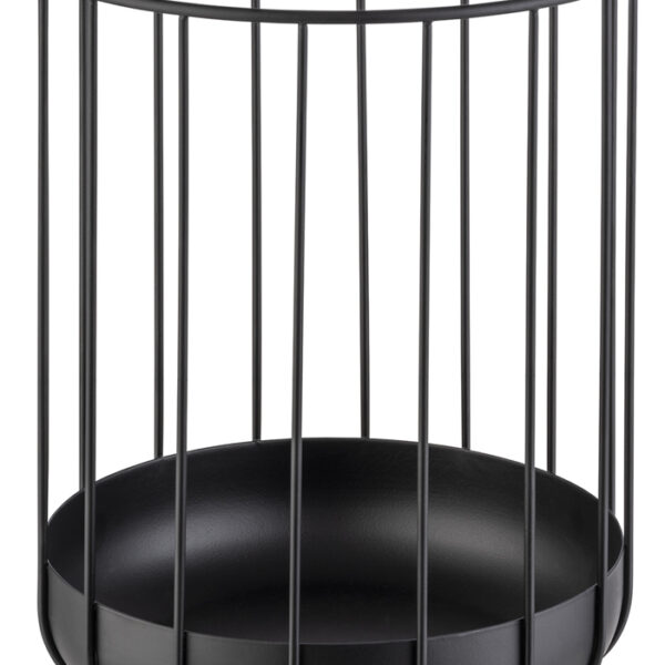 APS brood- en fruitmandje URBAN, rond, 225 mm, zwart