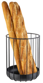 APS brood- en fruitmandje URBAN, rond, 225 mm, zwart