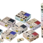 Houten zomerse stempelset, 13 stuks