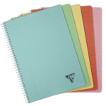 Clairefontaine spiraalschrift LINICOLOR A4, gesorteerd