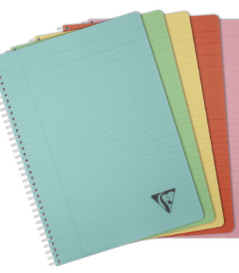Clairefontaine spiraalschrift LINICOLOR A4, gesorteerd