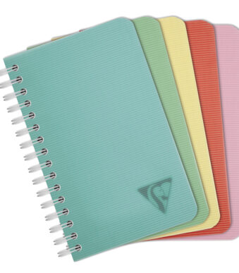 Clairefontaine spiraalschrift LINICOLOR, 90 x 140 mm, gesorteerd