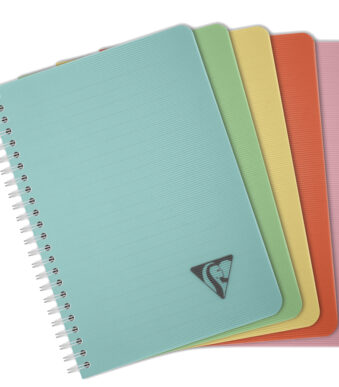 Clairefontaine Spiraalschrift LINICOLOR, A5, diverse kleuren