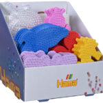 Hama Stiftenplank midi, 7 kleuren assorti, display van 35 stuks