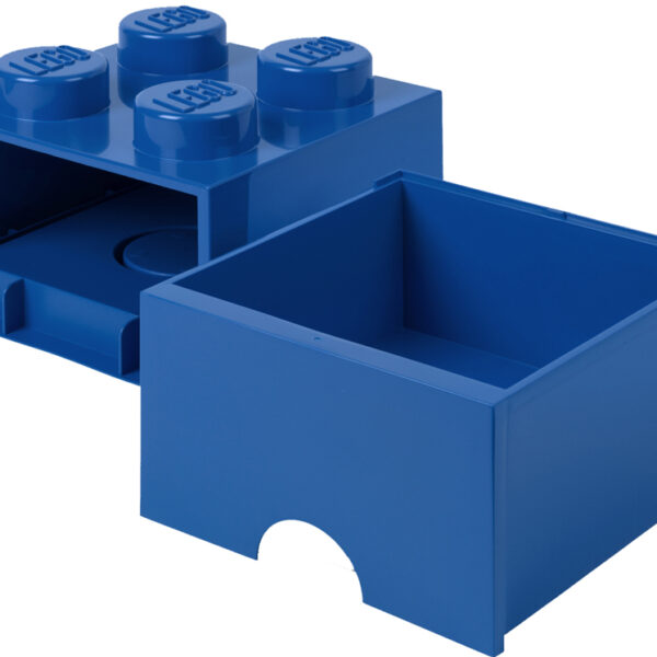 LEGO opbergbak Storage Brick Drawer 4 met 1 lade, blauw