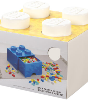 LEGO Opbergbox met Lade STORAGE BRICK DRAWER 4, 1 lade, wit