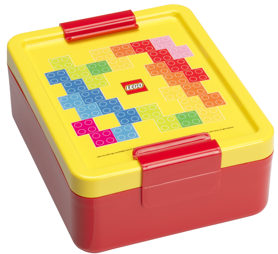 LEGO Lunchbox Steenmotief, geel LEGO Lunchbox Steenmotief, geel