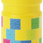 LEGO drinkfles BRICK PATTERN, 390 ml, geel