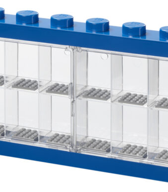 LEGO Minifiguren Vitrinekast voor 16 figuren, blauw