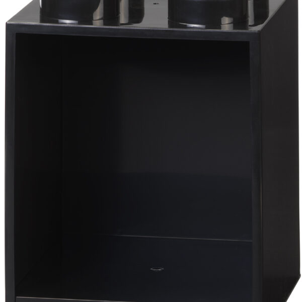 LEGO Bouwsteenrek BRICK SHELF 4, Breedte: 159 mm, zwart
