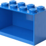 LEGO Bouwstenenrek BRICK SHELF 8, breedte: 318 mm, blauw