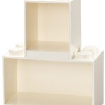LEGO Opbergrek voor Bouwstenen BRICK SHELF, 2-delig, wit