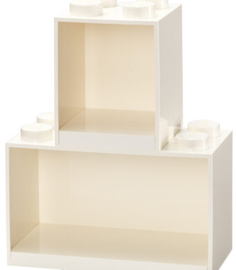 LEGO Opbergrek voor Bouwstenen BRICK SHELF, 2-delig, wit