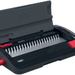GBC inbindmachine CombBind CB12, zwart/rood/zilver