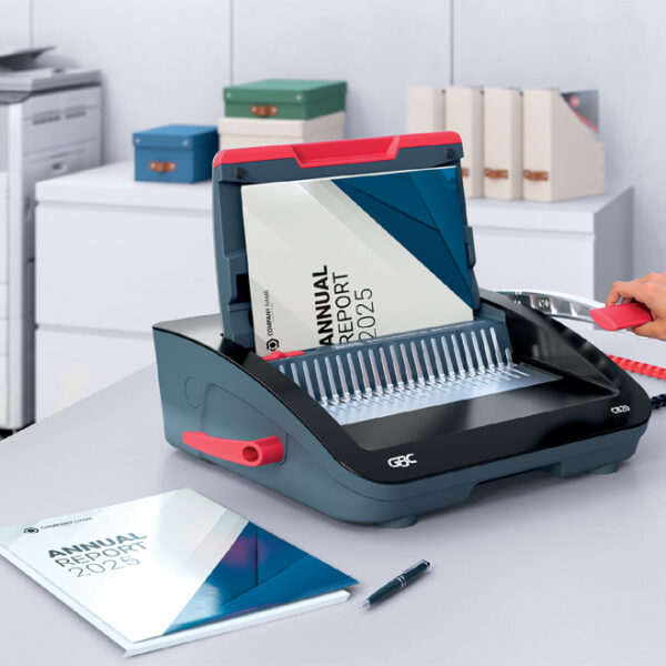 GBC Inbindmachine CombBind CB20, zwart/rood/zilver