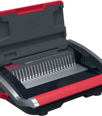 GBC Inbindmachine CombBind CB25, zwart/rood/zilver