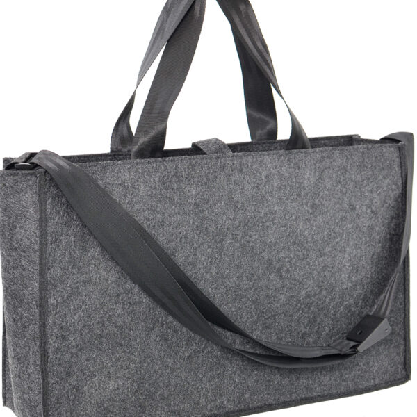 STOP Vilt Laptoptas Desk Sharing SUMBA, donkergrijs