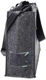 STOP Vilt Laptoptas Desk Sharing SUMBA, donkergrijs