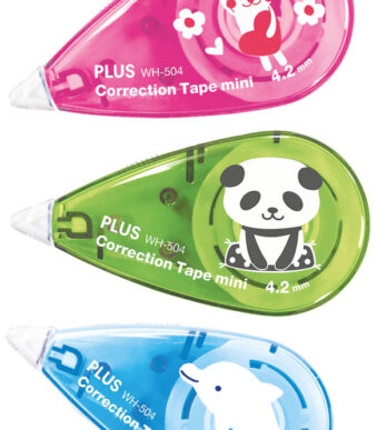 PLUS JAPAN Correctieroller Mini Zoo, 5 mm x 6 m, Display