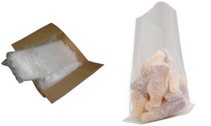 dm-folien vlakke zakken, (B)100 x (H)200 mm, 50 micron