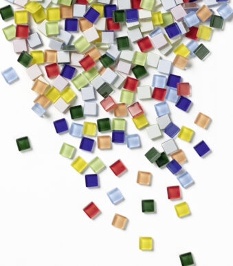 folia Mozaïek-glastegels BASIC, 10 x 10 mm