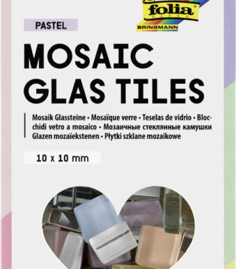 folia Mozaïeksteentjes PASTEL, 10 x 10 mm