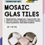 folia Mozaïek glassteentjes IRISEREND, 10 x 10 mm