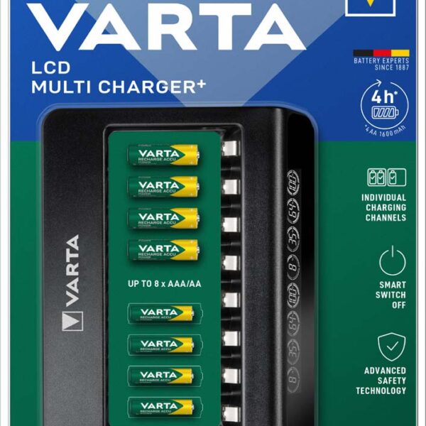 VARTA LCD Multi lader, zonder batterijen