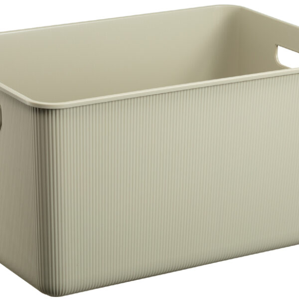 NHG Opbergbox AKITA STORAGE L, polypropyleen, lichtbeige