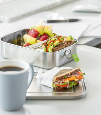 APS Lunchbox Lunchbuddy M, roestvrij staal, 0,8 liter