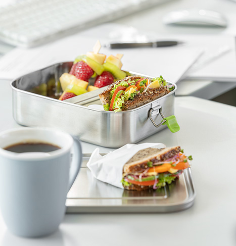 APS Lunchbox Lunchbuddy M, roestvrij staal, 0,8 liter