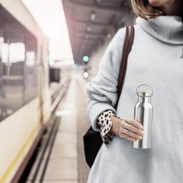 APS Drinkfles H2O YEAH!, van roestvrij staal, 0,5 liter