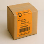 Rillprint Zebra rollen-etiketten, 102 x 152 mm, oranje