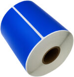 rillprint Rollen etiketten voor Zebra, 102 x 152 mm, blauw