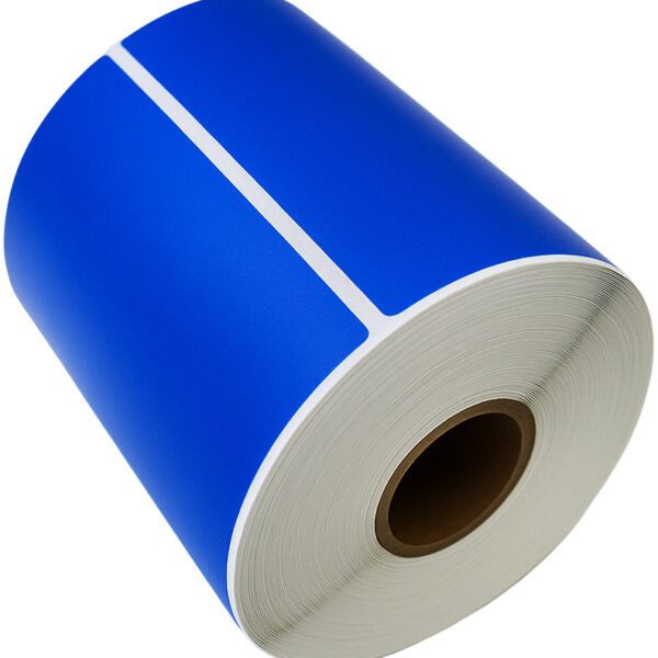 rillprint Rollen etiketten voor Zebra, 102 x 152 mm, blauw