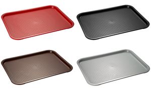 APS Fast Food dienblad, 410 x 305 mm, grijs