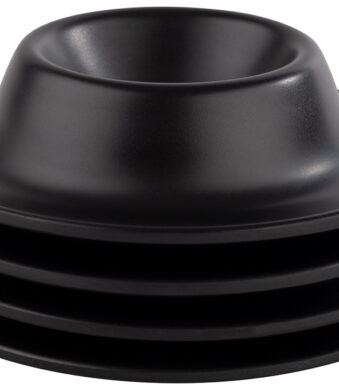 APS Eierhouders EGGY, van melamine, zwart, set van 4