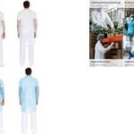 HYGONORM Bezoekersjas Light met drukknopen, wit, maat M