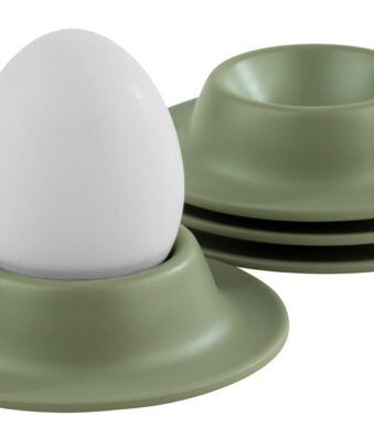 APS Eierdopjes EGGY, melamine, groen, set van 4 stuks