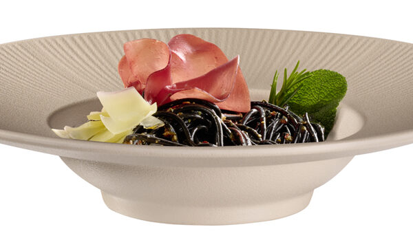 APS Pastabord NERO, diameter: 290 mm, zand